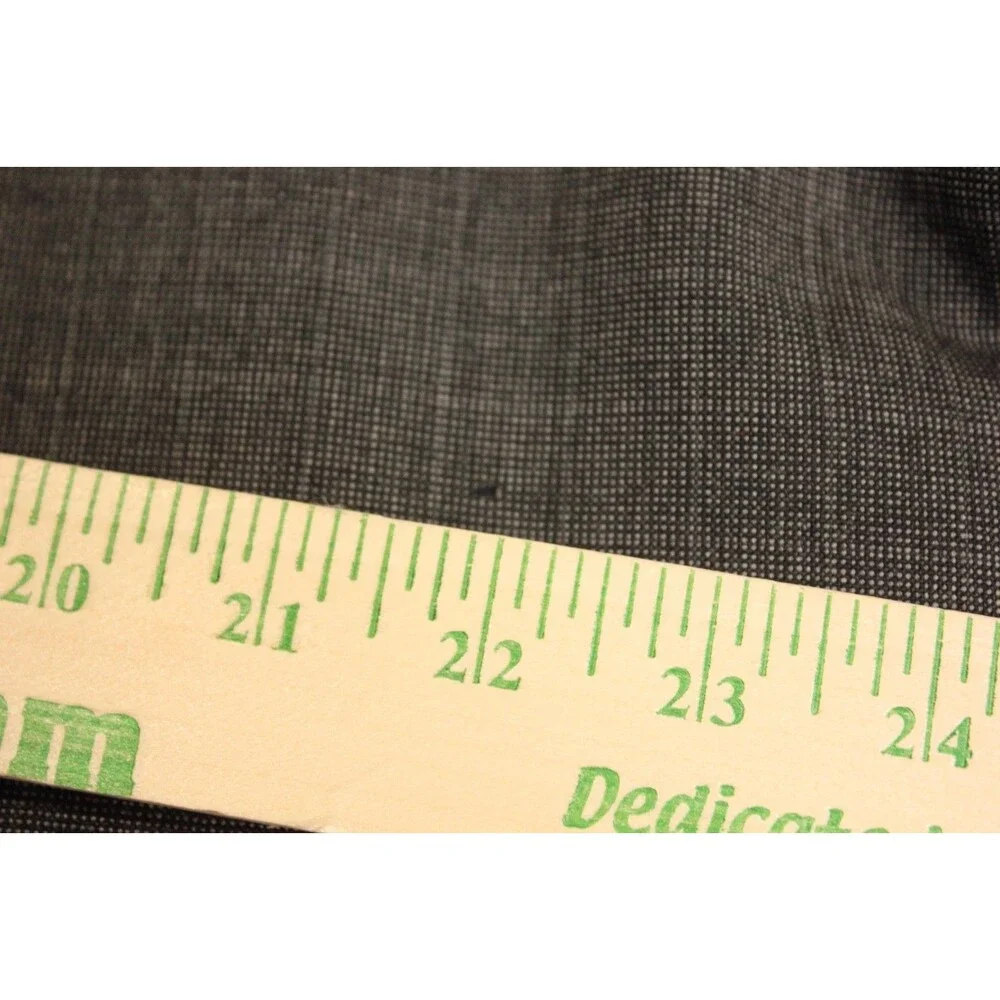 Embassy Square Vintage 2 Piece Suit Mens Gray Checked 40R Flat Fronts 34" W USA - Picture 12 of 13